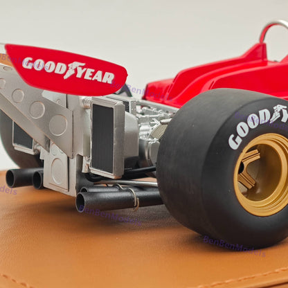 1/18 Tecnomodel Ferrari F1 312 B3-73 #4  MONACO GP 1973 ARTURO MERZARIO Red