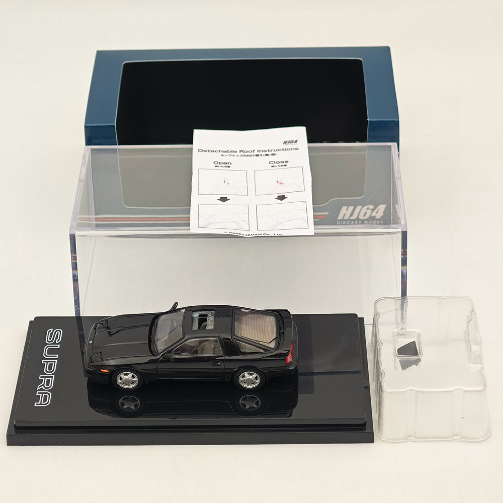 1/64 Hobby Japan Toyota SUPRA A70 2.5GT TWIN TURBO with Sunroof Parts Black