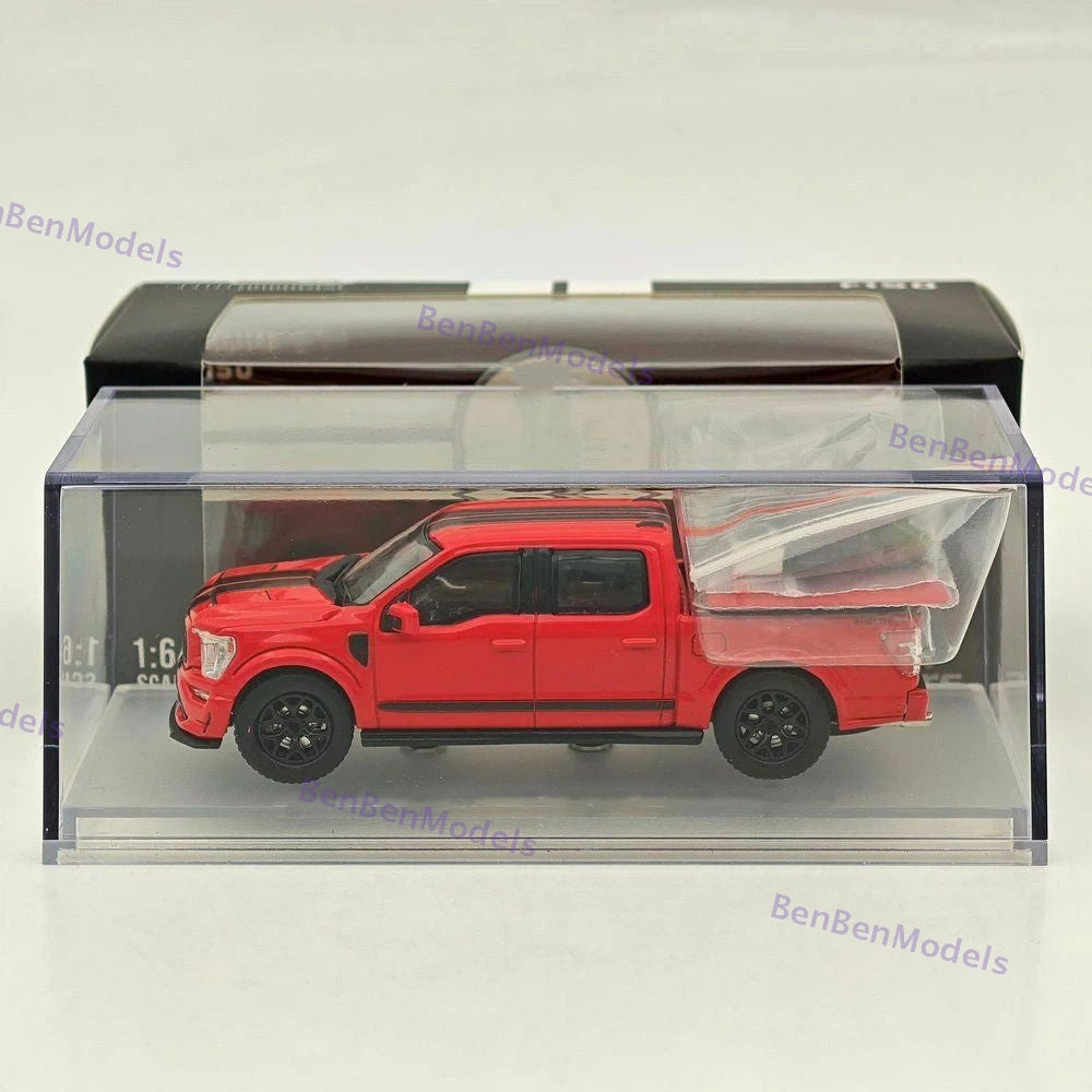 Fine Works64 1/64 F-150 Shelby Pickup Truck Red With Accessories Diecast Model