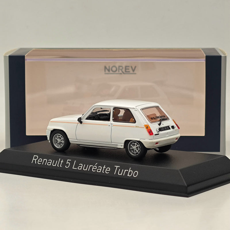 1/43 Norev Norev Renault 5 Lauréate Turbo 1985 Diecast Model Cars Limited White