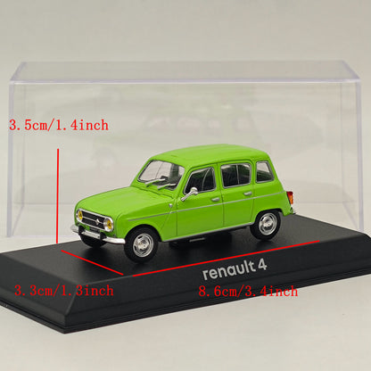 Modèle réduit de voiture moulé sous pression Norev Renault R4 1972, collection limitée, verte, 1/43 