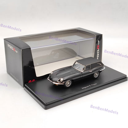 1:43 SCHUCO JAGUAR E-TYPE "HAROLD & AMP MAUDE" FUNERAL CAR - Resin Black Used