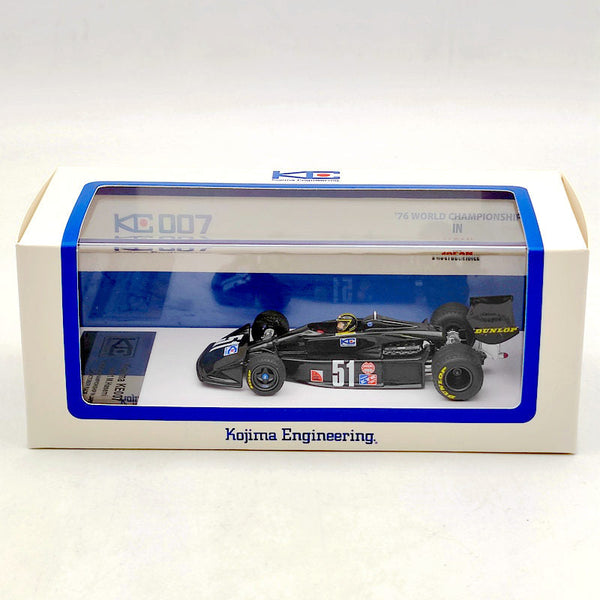 Kyosho 1:43 KOJIMA KE007 1976 FUJI F1 Japan GP Final Ver. #51 M.Hasemi KR431013 Resin Model Car