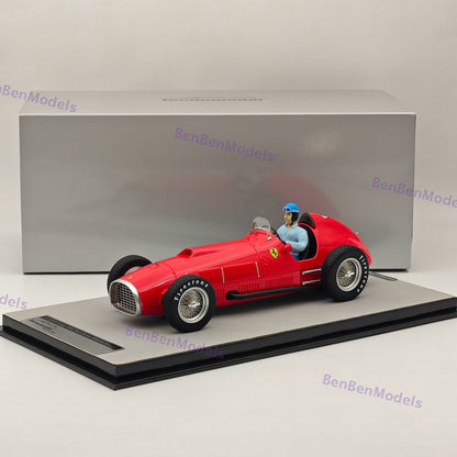 1/18 Tecnomodel Mythos Series Ferrari 375 F1 lndy Test Alberto Ascari 1952 Red