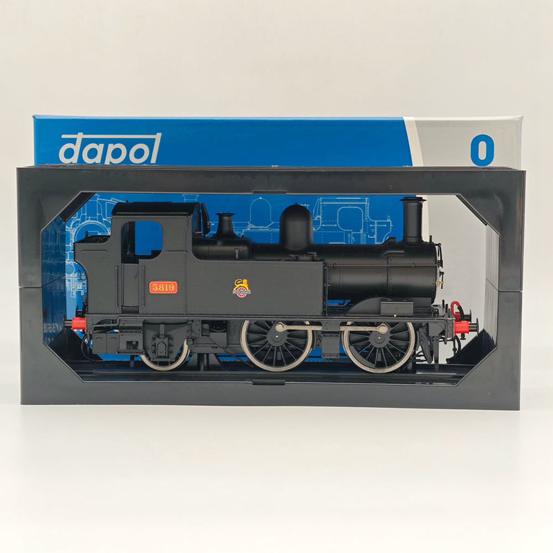 Dapol 7S-006-052 O Gauge 58xx Class BR Early Crest Black 5819 21DCC -Locomotive