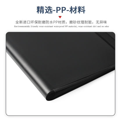 Elastic Band 9 Pocket Card Album Large Capacity 360 Slots PP Card Holder Book for Sports & TCG Collectible Trading Cards