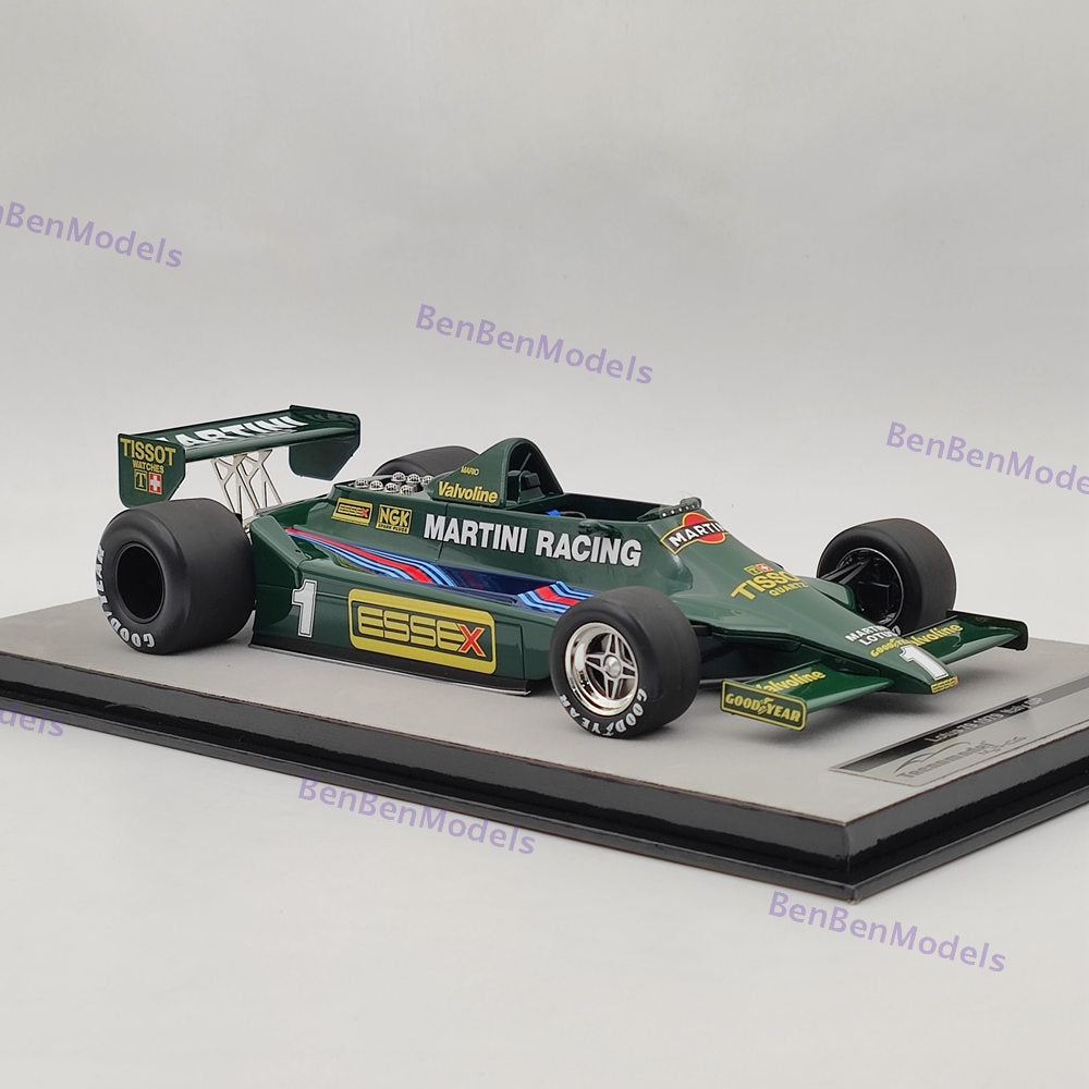 1/18 Tecnomodel Mythos Series Lotus 79 1979 ltaly GP Car #1 Mario Andretti Green
