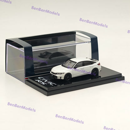 1/64 Hobby Japan CIVIC RS Platinum White Pearl Diecast Model Car HJ642046AW