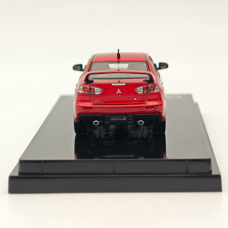 Hobby Japan 1/64 Mitsubishi Lancer Evolution X Phantom Red Metallic HJ641053AR Diecast Model Car Limited Collection