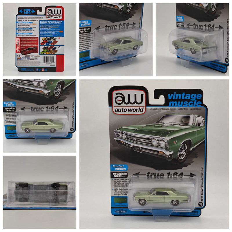 Auto World 1/64 Toyota/Dodge/Mitsubishi/Chevy/Lincoln Series Diecast Toys Models Car Collection Gifts