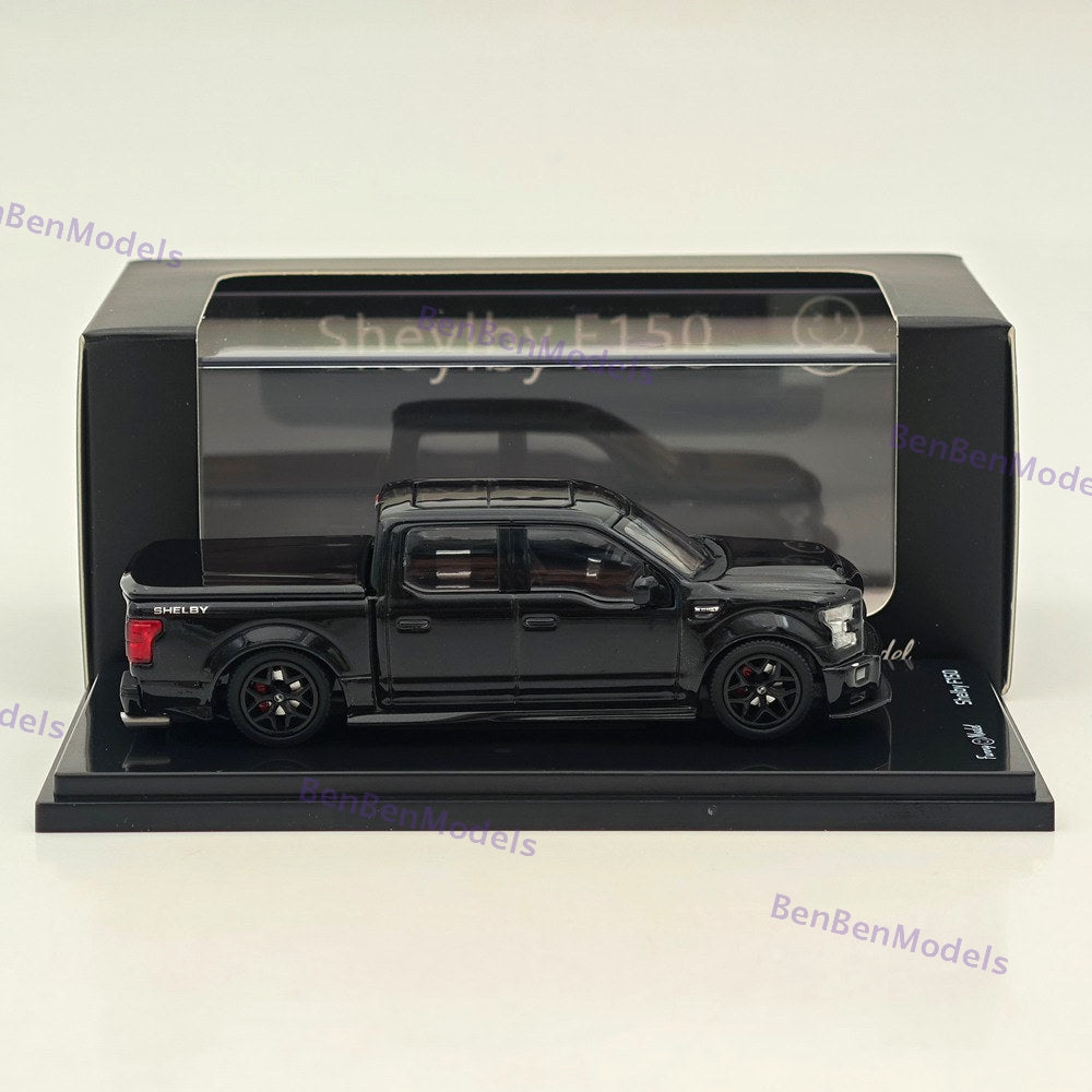 1/64 Funny SHELBY F-150 Shelby Super Snake Pickup Black Alloy Car Model