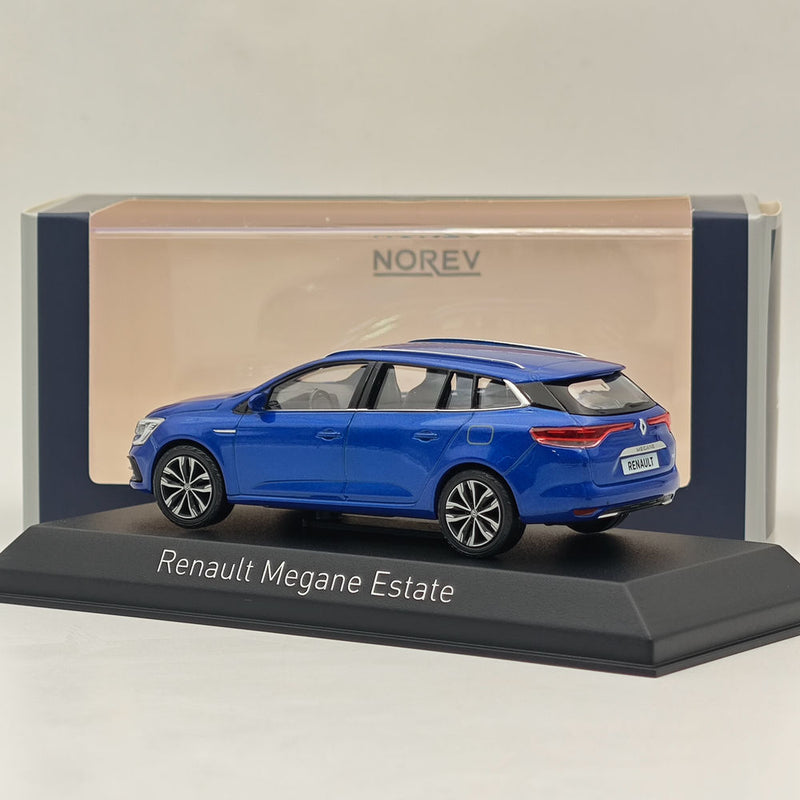 1/43 Norev Renault Megane Estate 2020 Blue Diecast Models Car Limited Collection