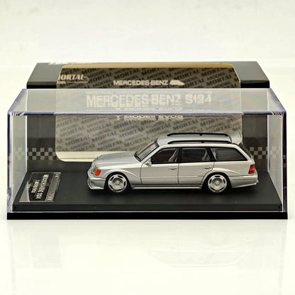 Mortal 1:64 Mercedes-Benz S124 T MODEII EVO2 Wagon Taxi Diecast Toys Car Models Collection Gifts