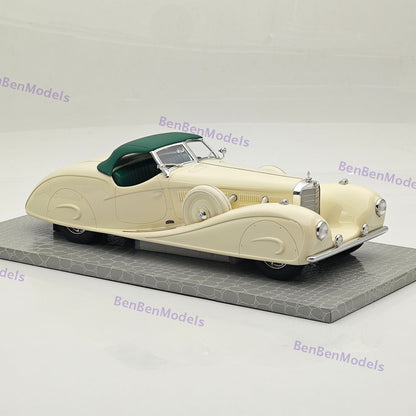 1/18 AMC Mercedes Benz 540K W29 Open Top Car King Ghazi Erdmann & Rossi 1936