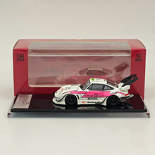 Modèle réduit de voiture moulé sous pression SW RWB 993 Rauh-Welt Modified Pink #23 Tall Wing Limited au 1/64 