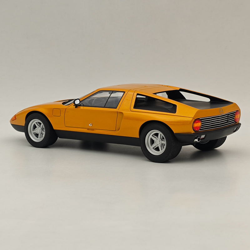 BOS 1:18 1970 Mercedes-Benz C111-2 Orange BOS168 Resin Models Car Collection