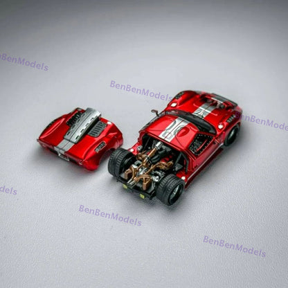 RM 1:64 Ford GT40 Hood Magnetic Limited Edition Alloy Car Model - Two Styles