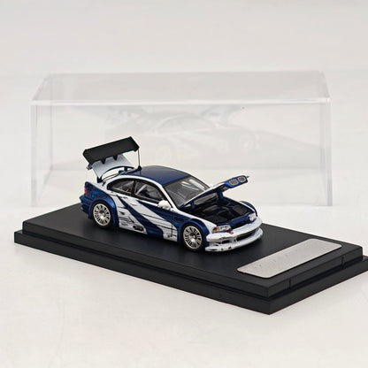 Ghost Player 1:64 E46 M3 GTR NFS Openable Hood & Trunk Diecast Model Car Limited Collection