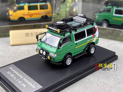 Autobots Models 1:64 for Delica 4X4 Star Wagon Van Diecast Toys Car Miniature Vehicle Hobby Collectible Gifts