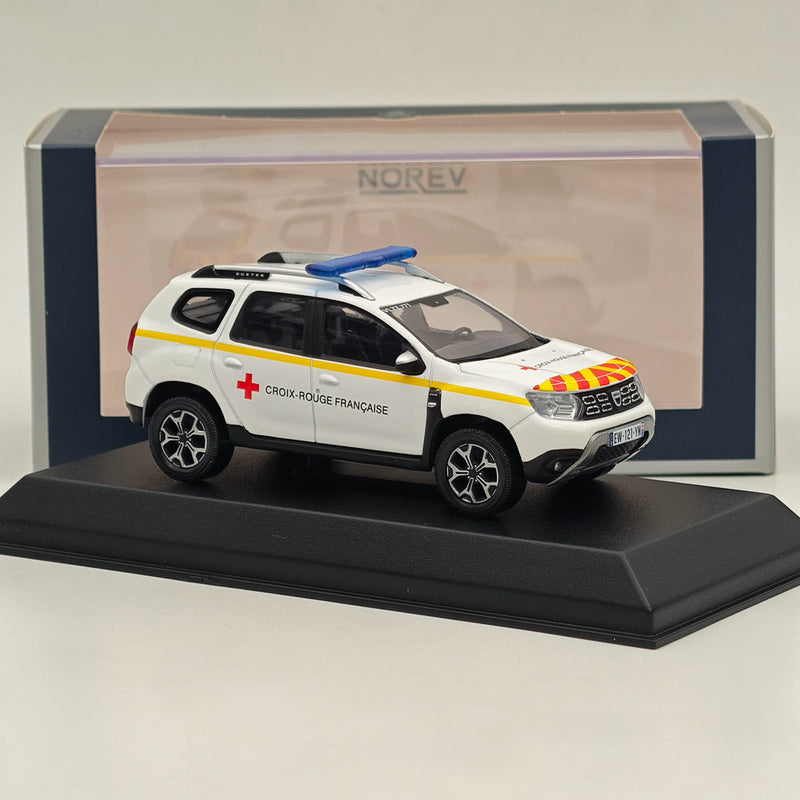 1/43 Norev Dacia Duster 2020 Ambulance VLTT 77 Diecast Model Cars Limited White