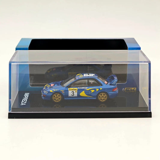 Hobby Japan 1:64 IMPREZA WRC 1997 #3 MONTE-CARLO Blue Diecast Model HJR642041A