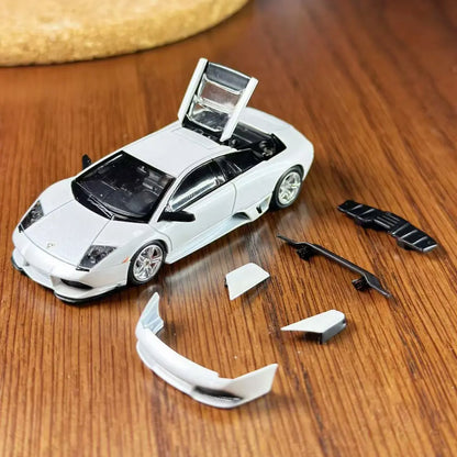 Phantom Knight PK Murciélago LP640 Bat Chengdu Auto Show 1:64 Alloy Open Cover Car Model Gifts