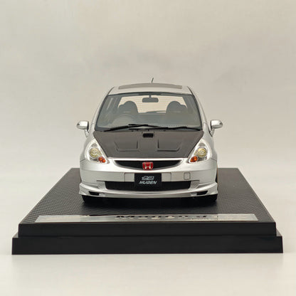 Stance Hunters 1/18 Honda Fit JAZZ Mugen Version Argent Résine Modèles De Voiture Collection Limitée 