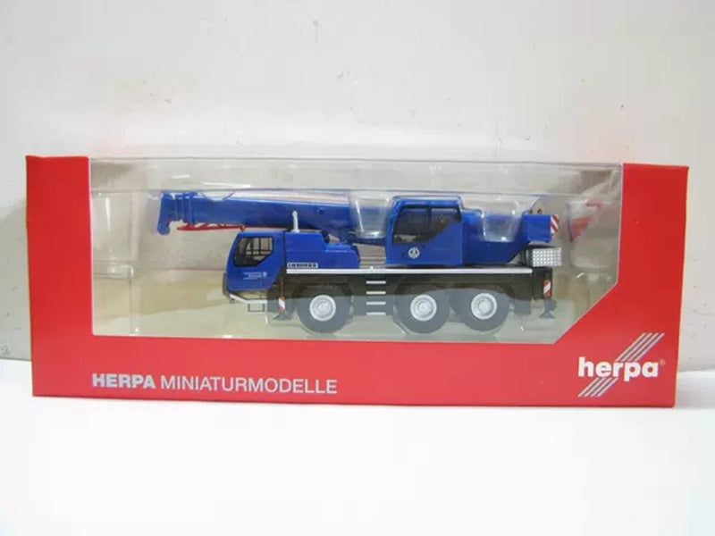 Herpa 1:87 LIEBHERR LTM 1045/1 German Federal Technical Rescue Agency Crane Models Toys Miniature Hobby Collection Gifts