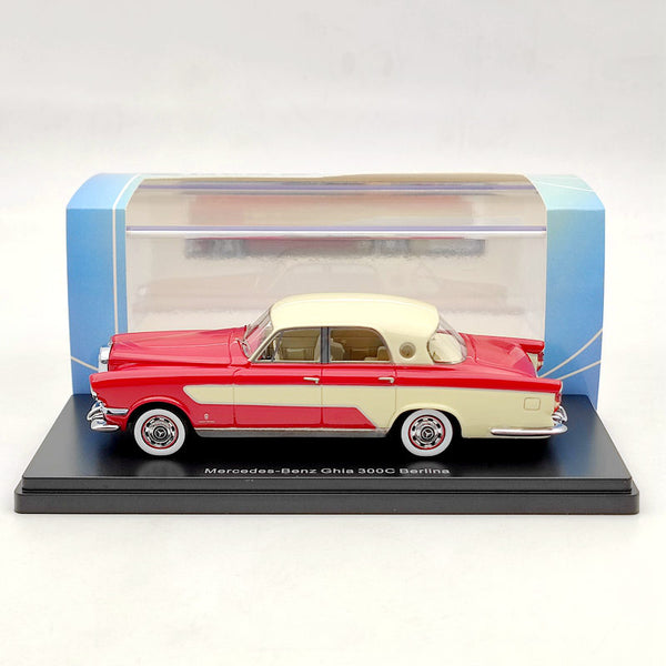 NEO Scale Models 1:43 Mercedes Benz Ghia 300C Berlina Red #47290 Resin Model Car