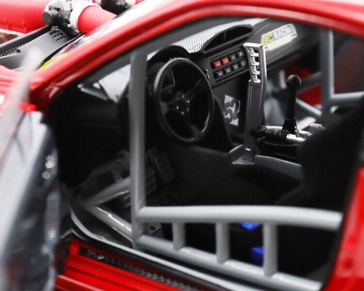1/18 Toyota GT4586 Ferrari Engine Super Modificat Red Diecast Model Car Lmited Collection Christmas Present