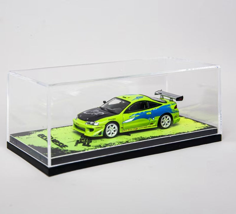 Transcend model 1/64 Mitsubishi Eclipse Fast and Furious Diecast Car Limited 999pcs Collection Auto Toys Gift