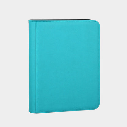 Multi Pocket PU Leather Zipper Card Album for PTCG CCG OCG TCG Sports Trading Cards Storage