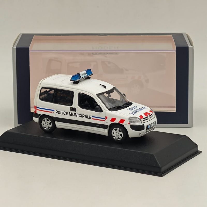 1/43 Norev CITROEN Berlingo von 2004 Stadtpolizei Diecast Model Cars White