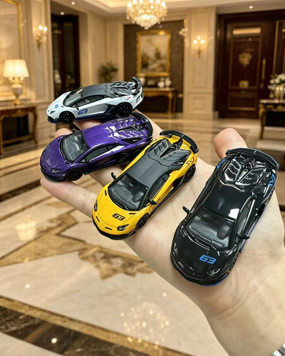 E Model 1/64 for Aventador SVJ Limited Alloy Car Model with Serial Code | Collectible Gift