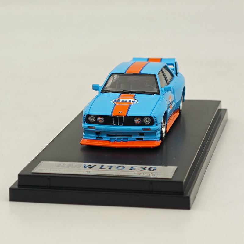 1/64 Street Weapon SW BMW LTO E30 M3 Gulf Blue Diecast Model Car Collection