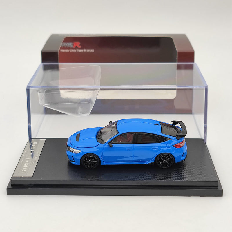 1/64 MOTORHELIX Honda Civic Racing Blue Type R (FL5) Pearl M85302 Diecast Models Toys Gift
