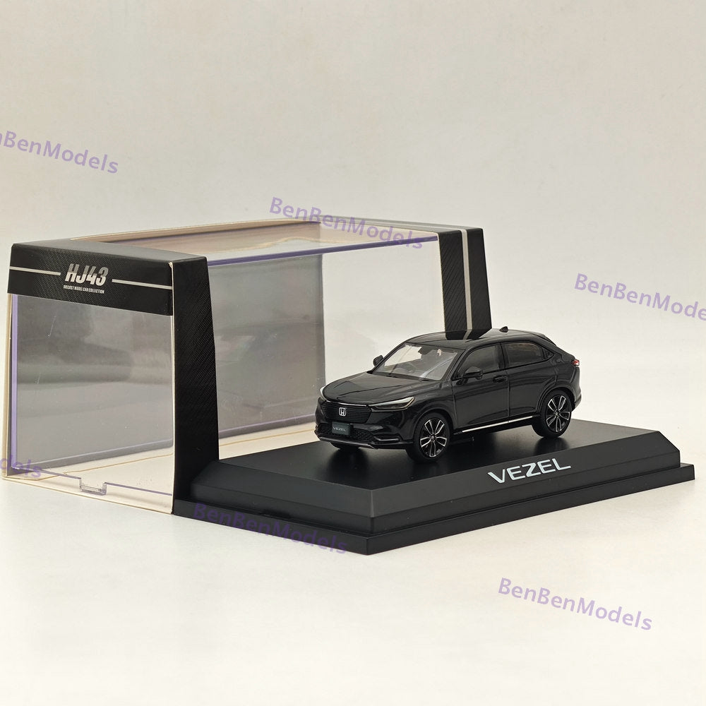 Hobby Japan 1/43 VEZEL Crystal Black Pearl HJ431002BK Diecast Model Car Limited