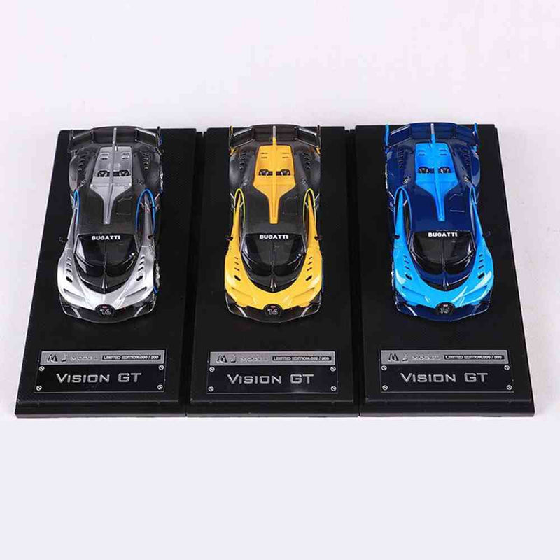 Pre-sale MJ 1/64 Bugatti VisonGT Miniature Diecast Toys Car Models Collection Gifts Limited Edition