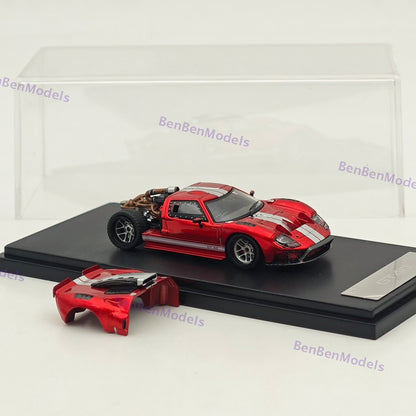 RM 1:64 GT40 Hood Magnetic Limited Edition Alloy Car Model - Two Styles