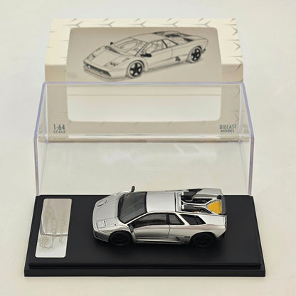 Rhino Model RM 1:64 Diablo Eccentrica Green/Silvery with detachable tailgate Diecast Model Car Collectible