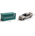 DM Container DieCast Master 1:64 Nissan Silvia S14 S15 Toys Car Models Miniature Hobby Collection Gifts