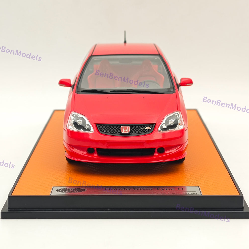 RAM Collectibles 1/18 Honda Civic Ep3 Type R Championship 2004 Red