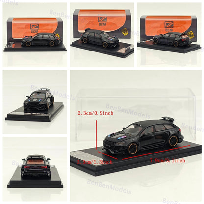 DCM 1:64 RS6 2NCS Wagon Widebody Kit Sports Model Diecast Metal Car