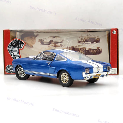 Cobra 1:18 Ford Mustang Shelby GT 350 1966 Blue DC35002 Metal Collectibles Used