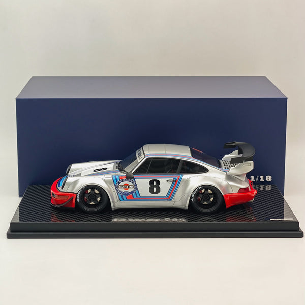 *RARE* 1/18 TGM Model RWB Porsche 911 964 Silver/Orange Resin Collection Car