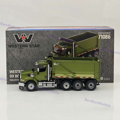 1/50 DM WESTERN STAR 49X SBFA OX BODIES STAMPEDE DUMP TRUCK Olive Green 71086