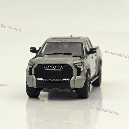 GCD 1/64 Tundra TRD Pro Pickup Truck Silver with accessories KS-064-562 Diecast Model Car Limited Collection