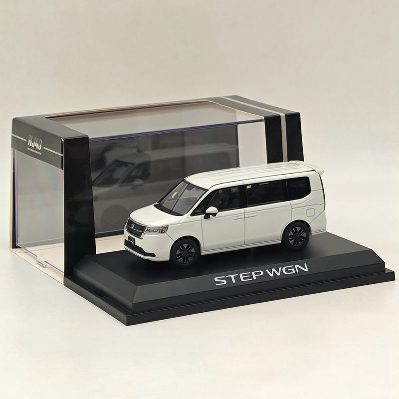 Hobby Japan 1/43 Honda STEP WGN e:HEV SPADA Platinum White (P) HJ432004W Diecast