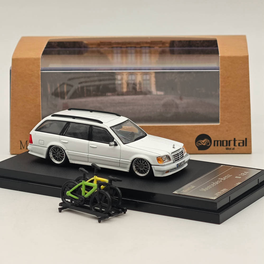 Amazon | Mortal 1/64 メルセデスベンツ -Benz S124 ホワイト