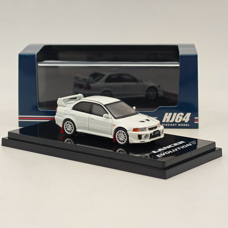 Hobby Japan 1/64 Mitsubishi Lancer GSR Evolution V (CP9A)1998 HJ642032AW White